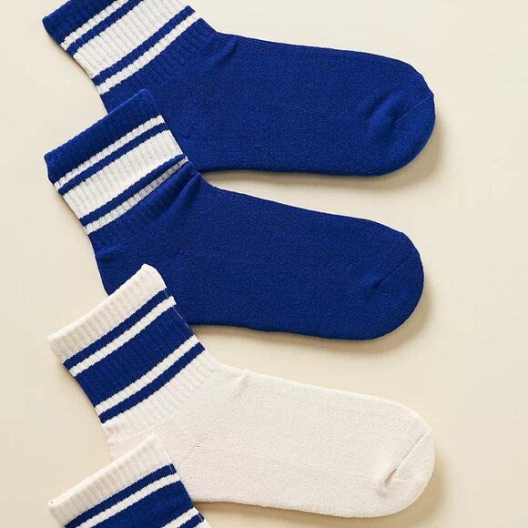 Anthropologie Daily Practice by Anthropologie Athletic Socks, Set of Two - Picture 1 of 7